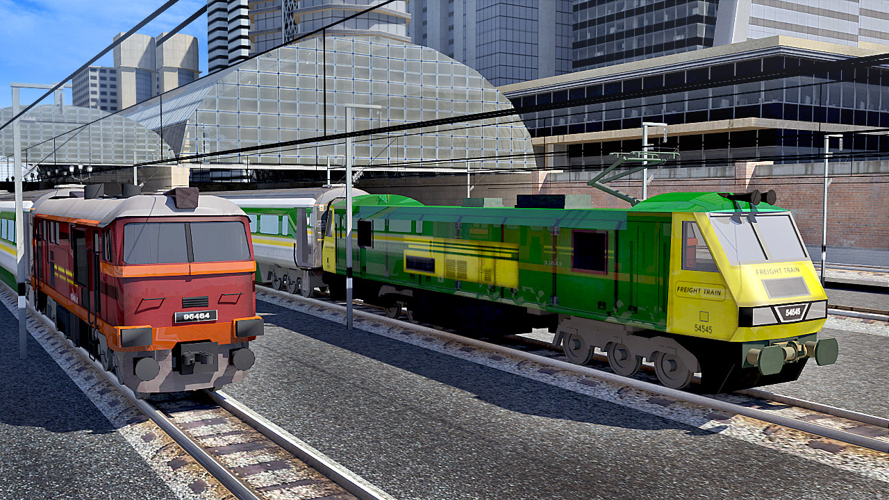 اسکرین شات 3 بازی Train Sim 2020 Modern Train 3D