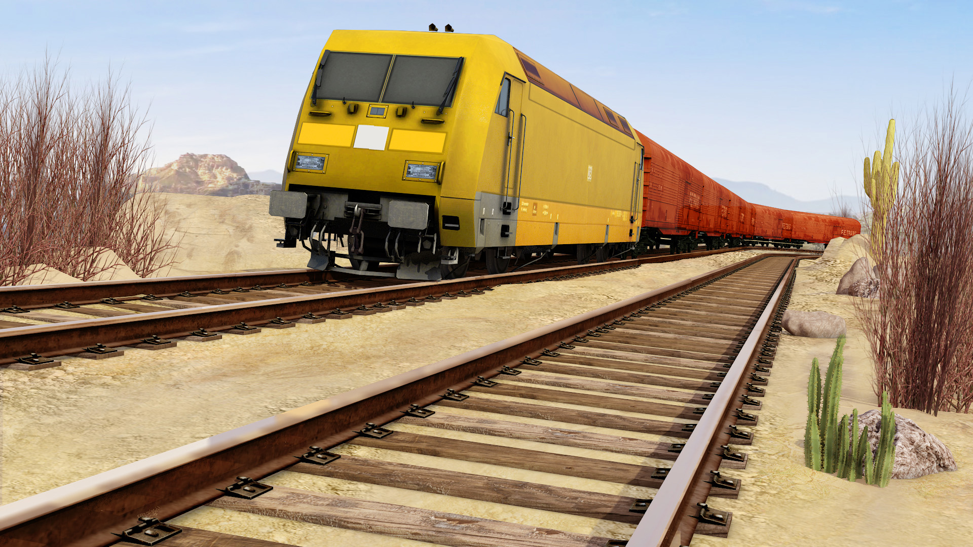 اسکرین شات 1 بازی Train Sim 2020 Modern Train 3D