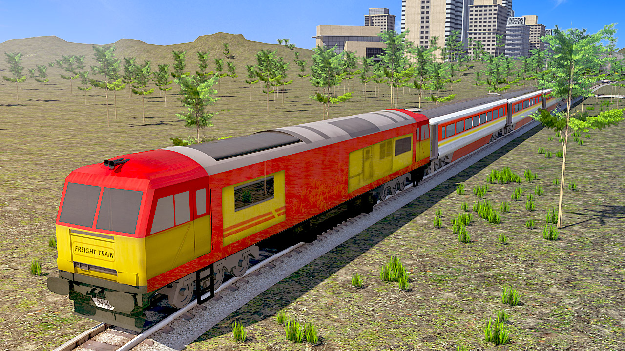 اسکرین شات 5 بازی Train Sim 2026 Modern Train 3D