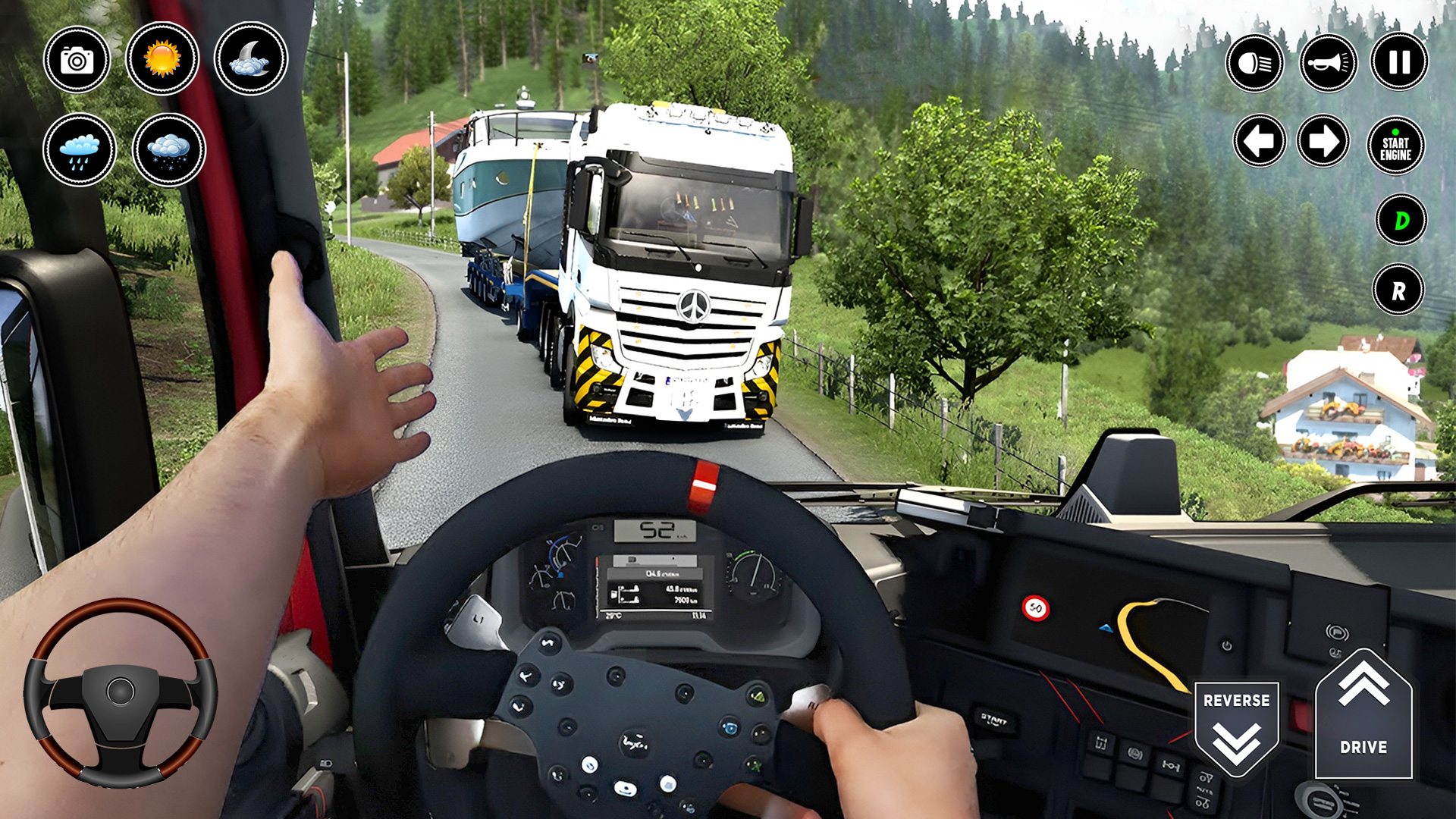اسکرین شات 1 بازی US Truck Driving 3D Truck Game