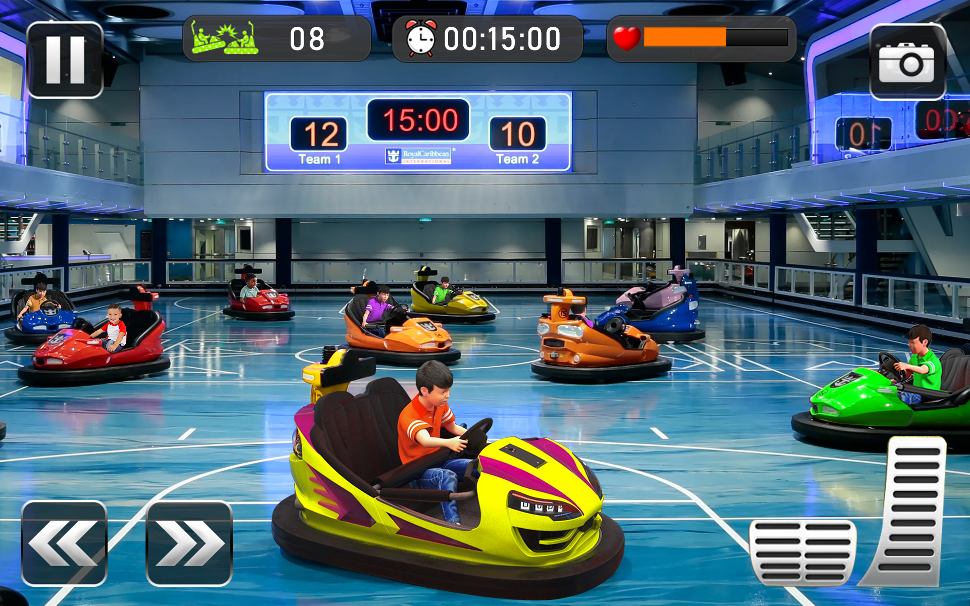 اسکرین شات 4 برنامه Bumper Car Crash Racing Games
