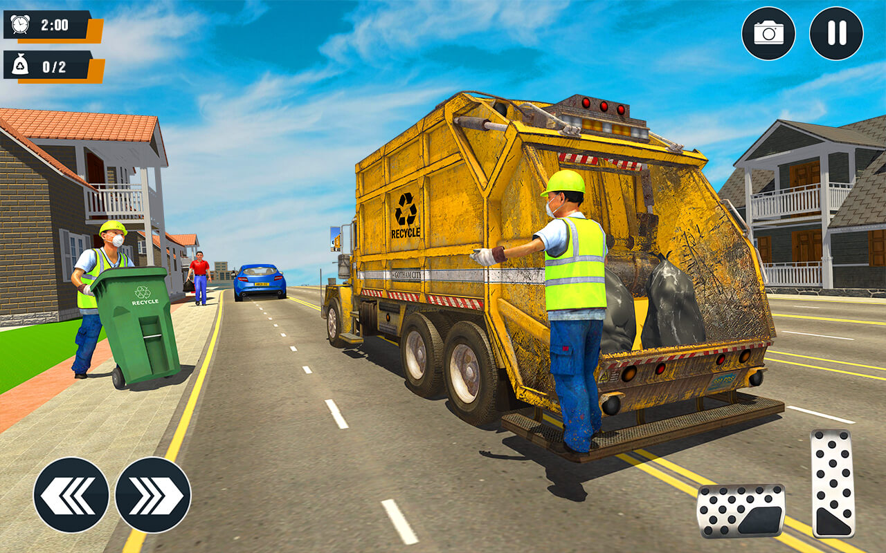 اسکرین شات 6 برنامه Real Garbage Truck Simulator