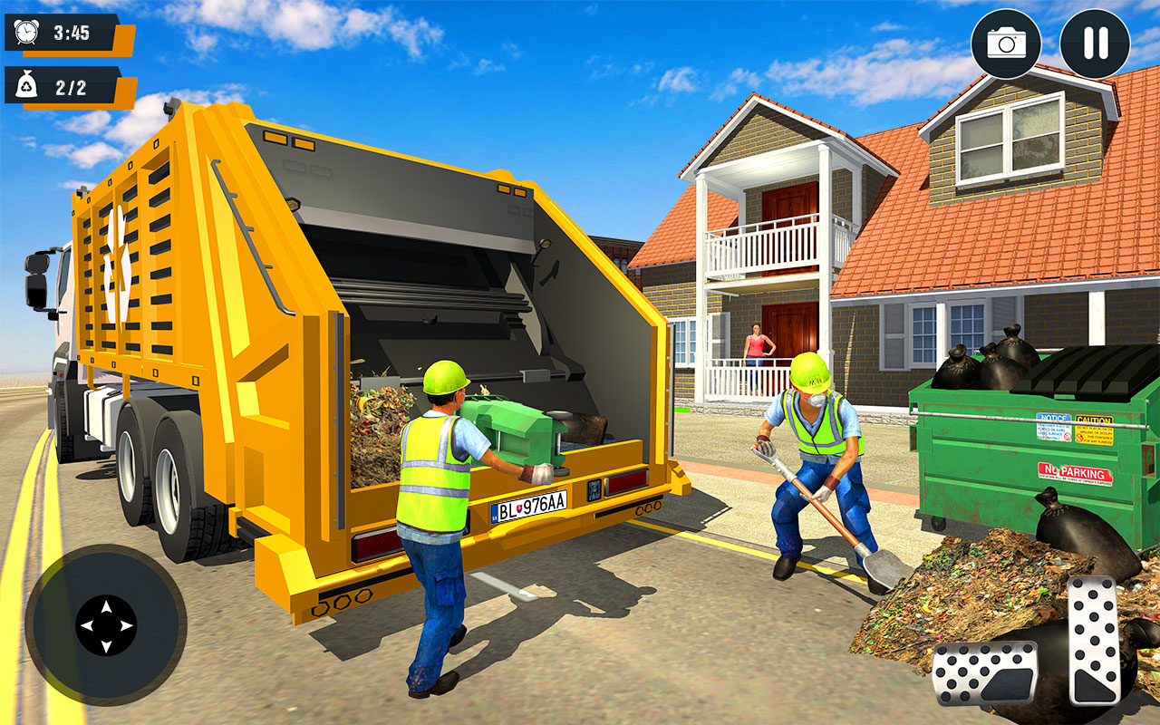 اسکرین شات 5 برنامه Real Garbage Truck Simulator