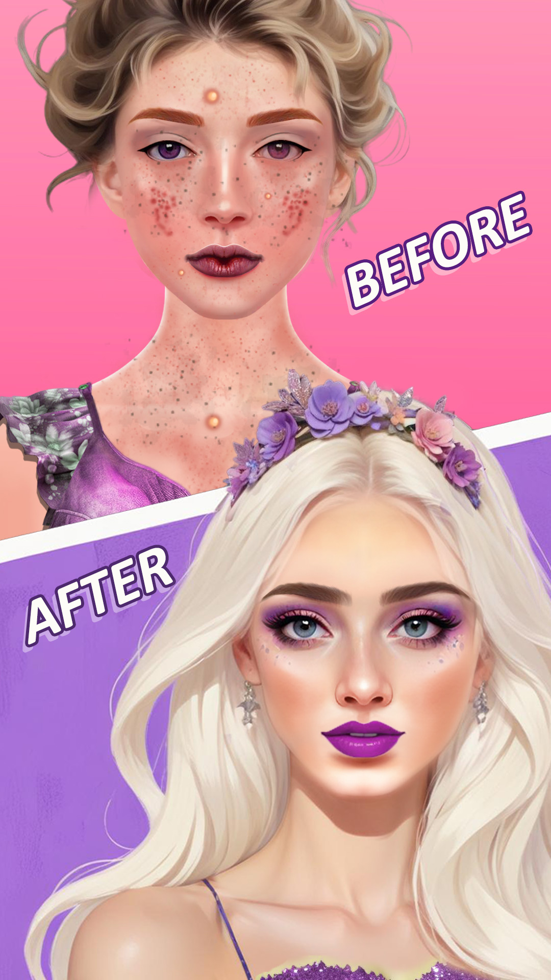 اسکرین شات 3 بازی ASMR Spa Makeover Makeup Games