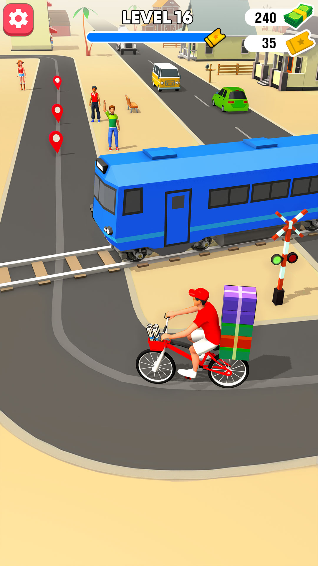 اسکرین شات 7 بازی Delivery Boy Bicycle Game