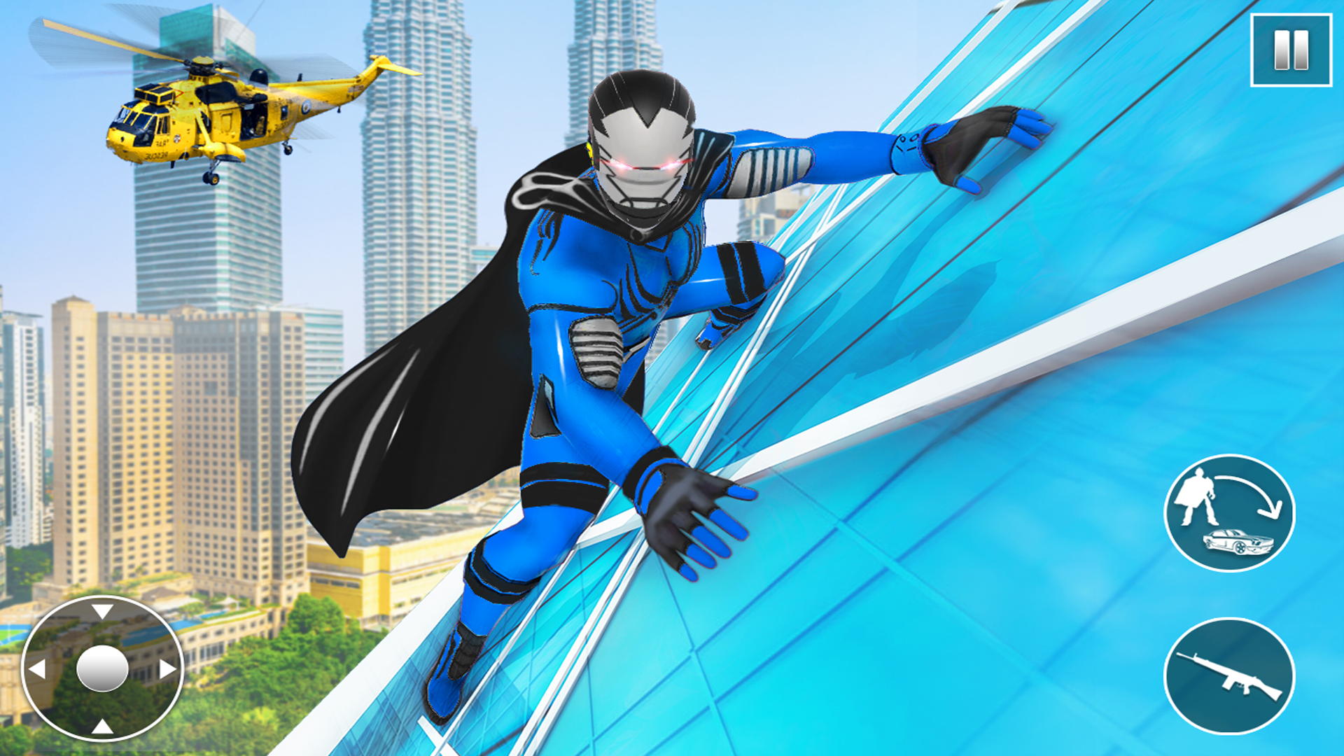 اسکرین شات 2 برنامه Robot Gangster Crime City