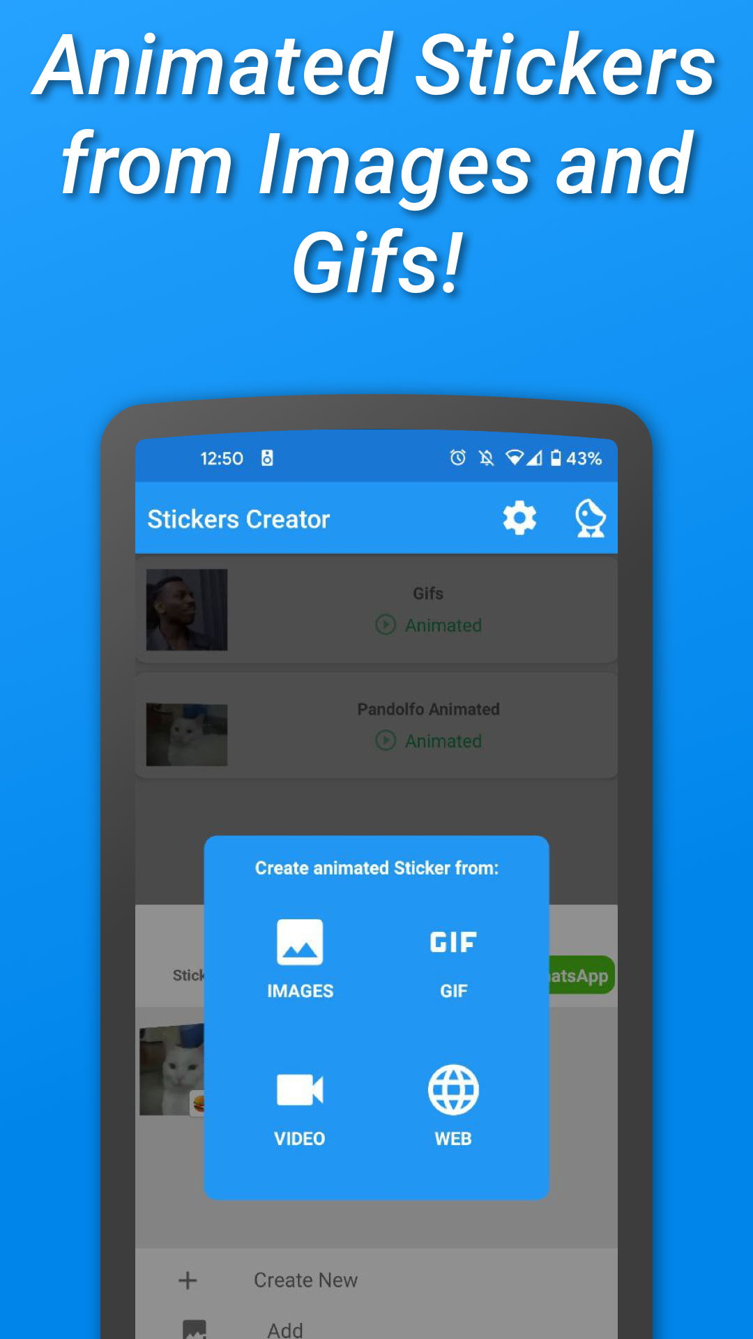 اسکرین شات 2 برنامه Sticker Creator