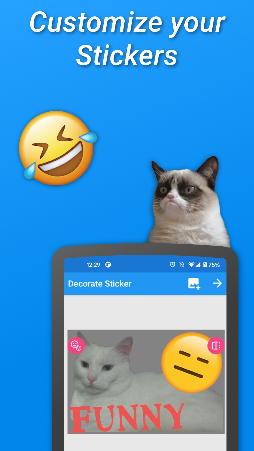 اسکرین شات 4 برنامه Sticker Creator