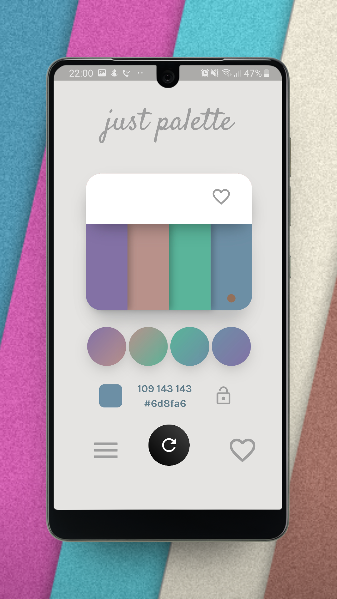 اسکرین شات 2 برنامه Just Palette