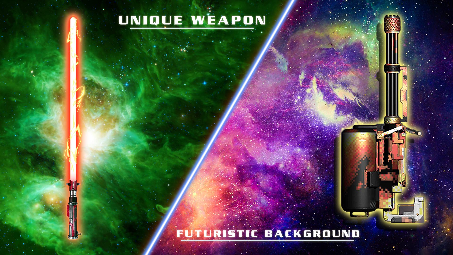اسکرین شات 3 بازی Gun Simulator & Lightsaber
