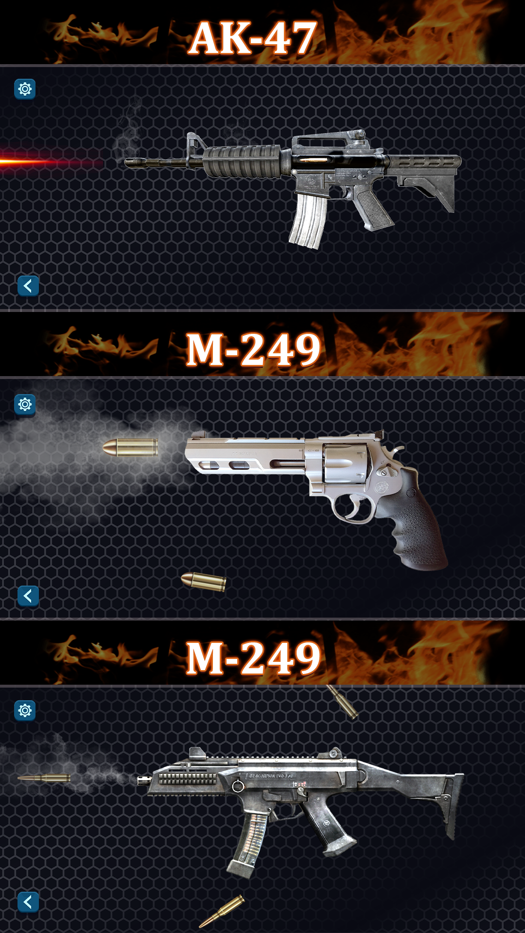 اسکرین شات 4 بازی Phone Gun Simulator: Gun Sound