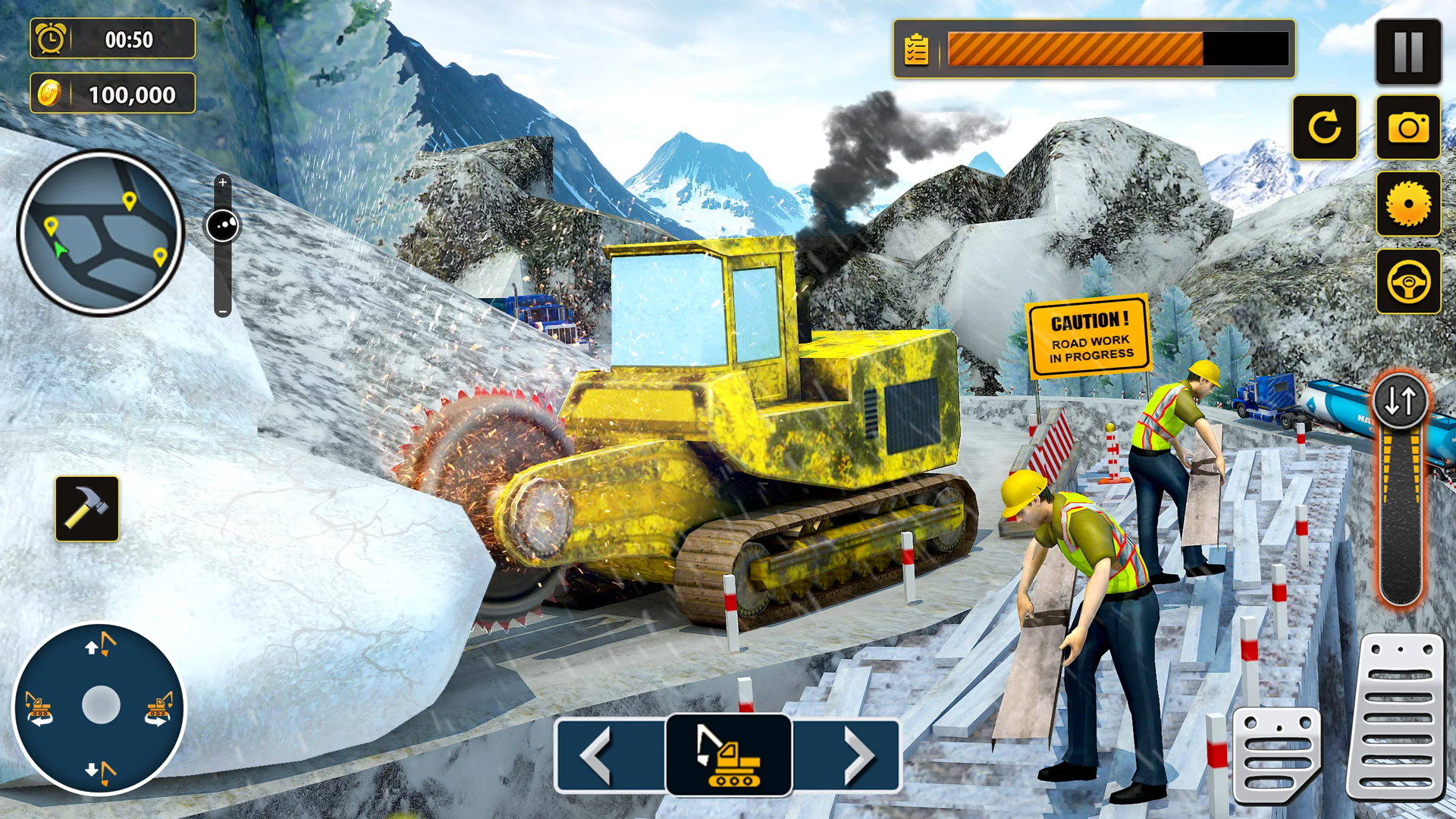 اسکرین شات 5 برنامه Bulldozer Excavator: JCB Games