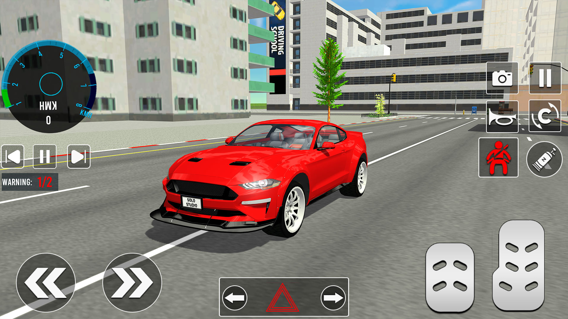 اسکرین شات 5 بازی US Car Driving School Car Game