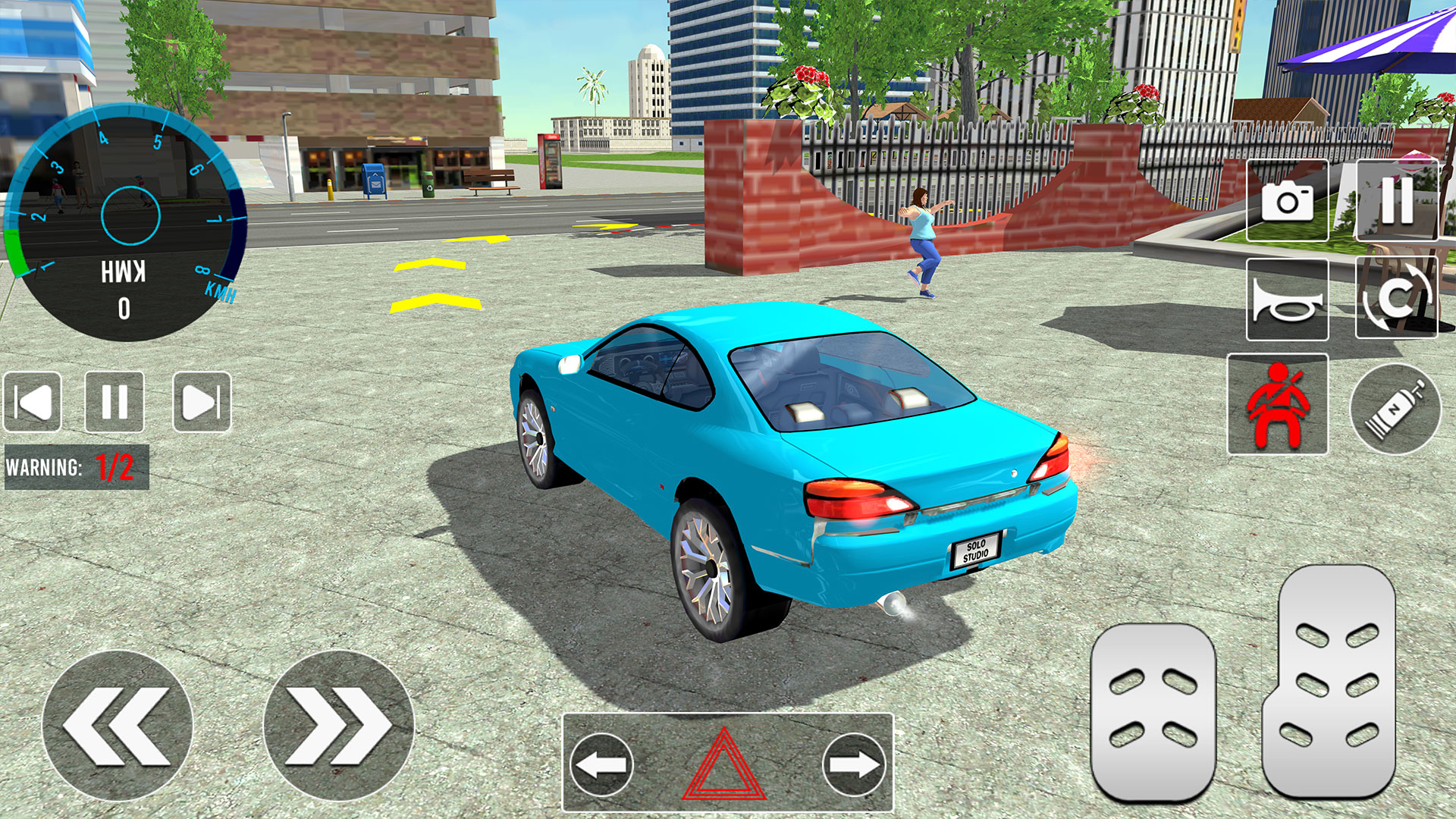 اسکرین شات 2 بازی US Car Driving School Car Game