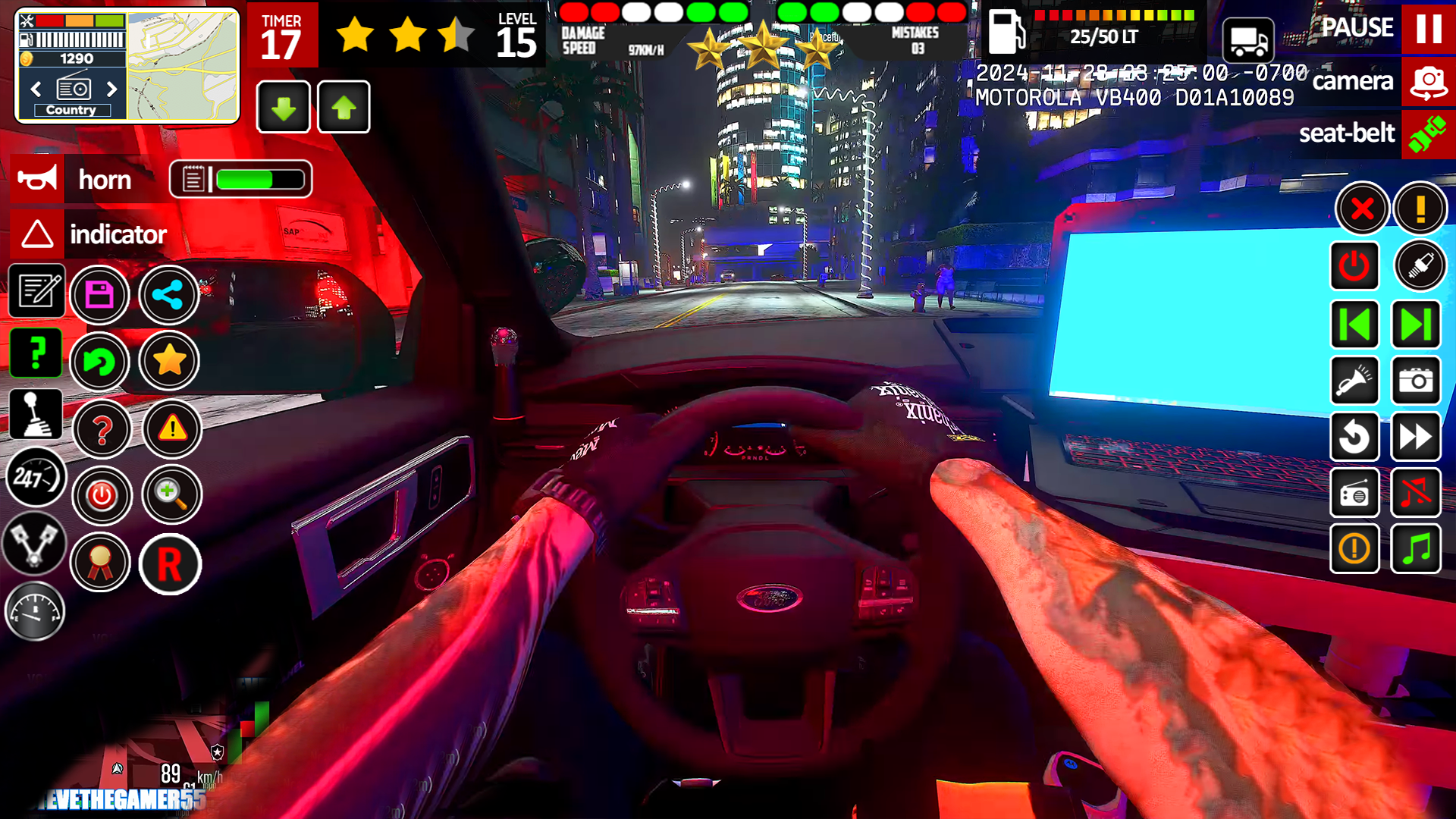 اسکرین شات 3 برنامه Police Cop Simulator Game 3D