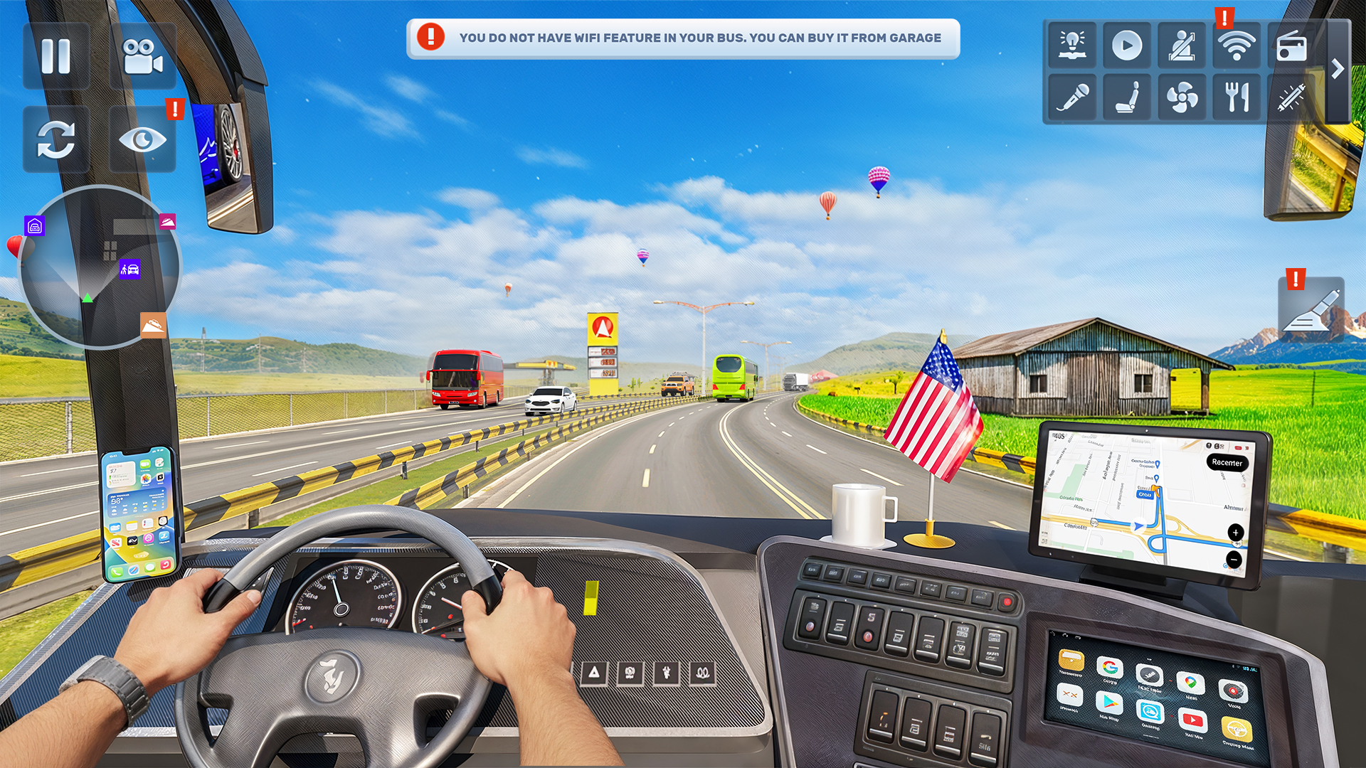 اسکرین شات 3 بازی Real Bus Simulator : My Bus 3D