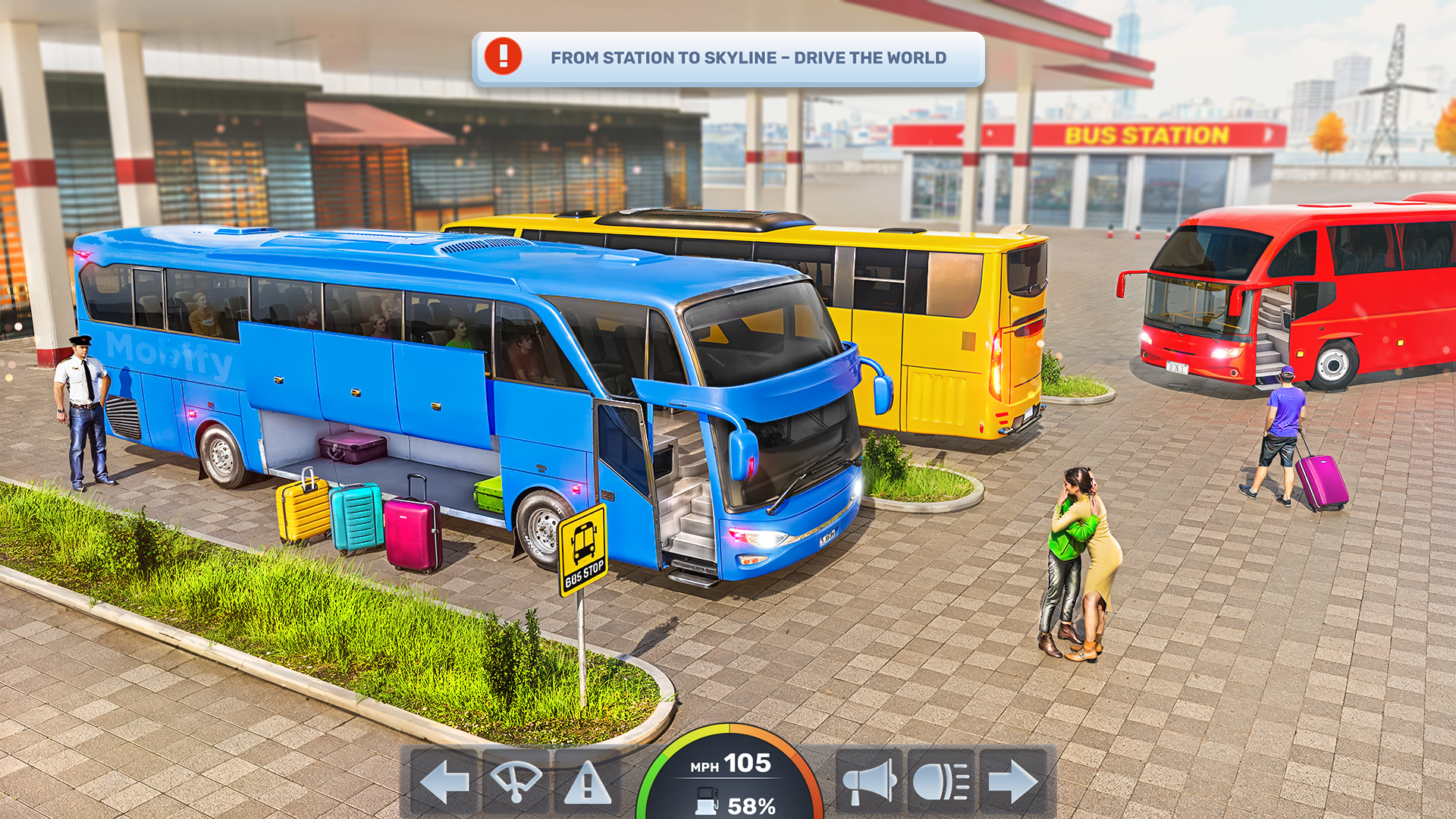 اسکرین شات 4 بازی Real Bus Simulator : My Bus 3D