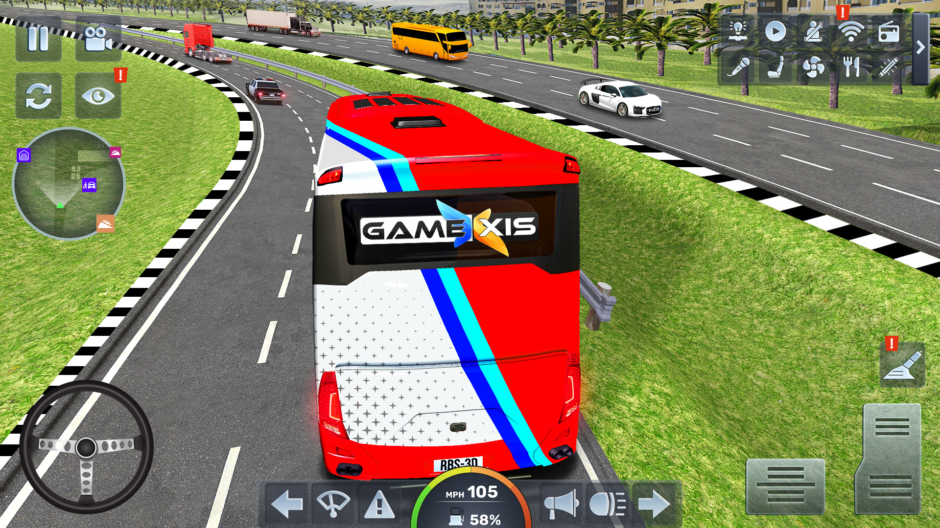 اسکرین شات 5 بازی Real Bus Simulator : My Bus 3D