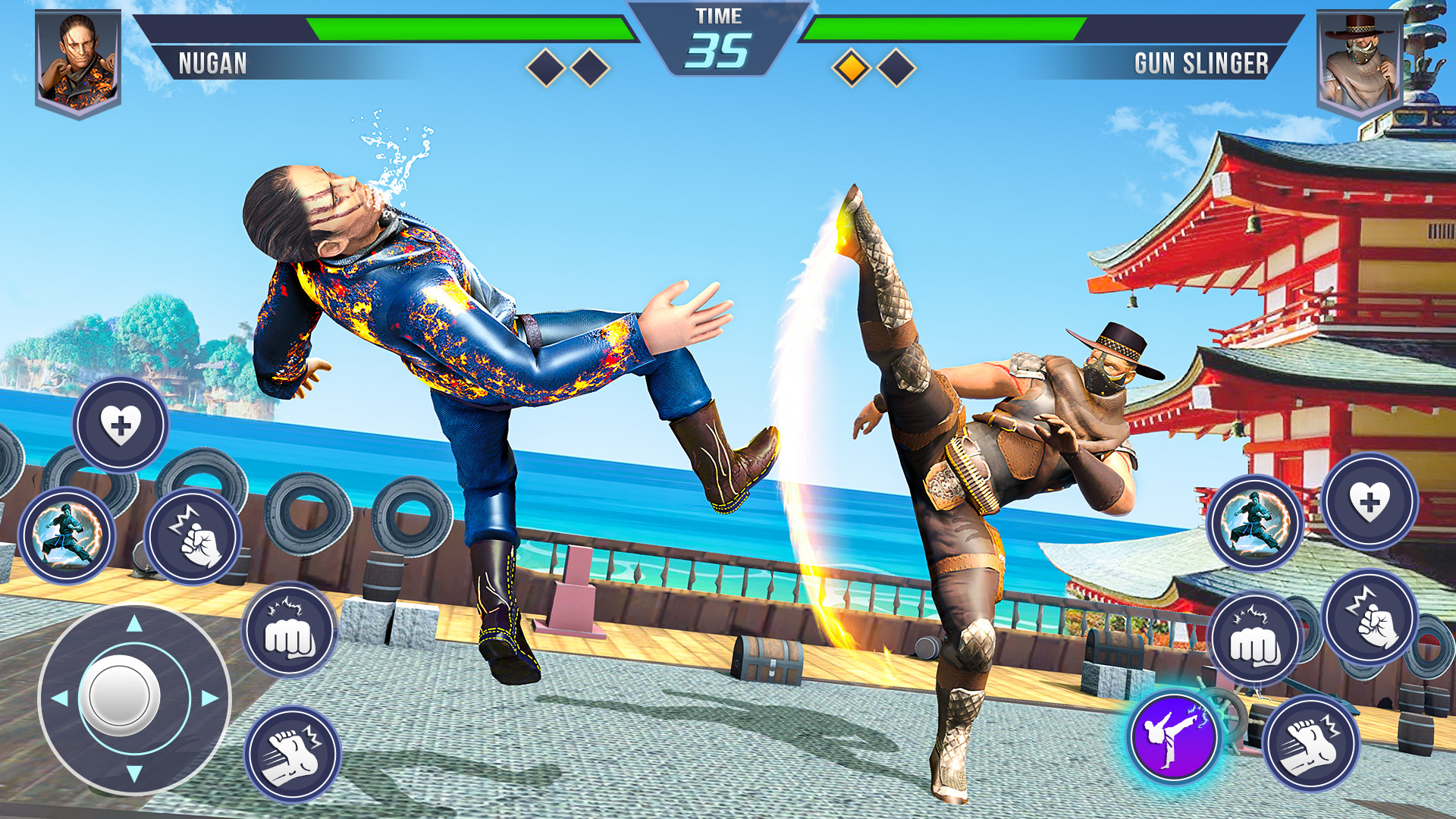 اسکرین شات 6 بازی Kung Fu Karate Boxing Games 3D