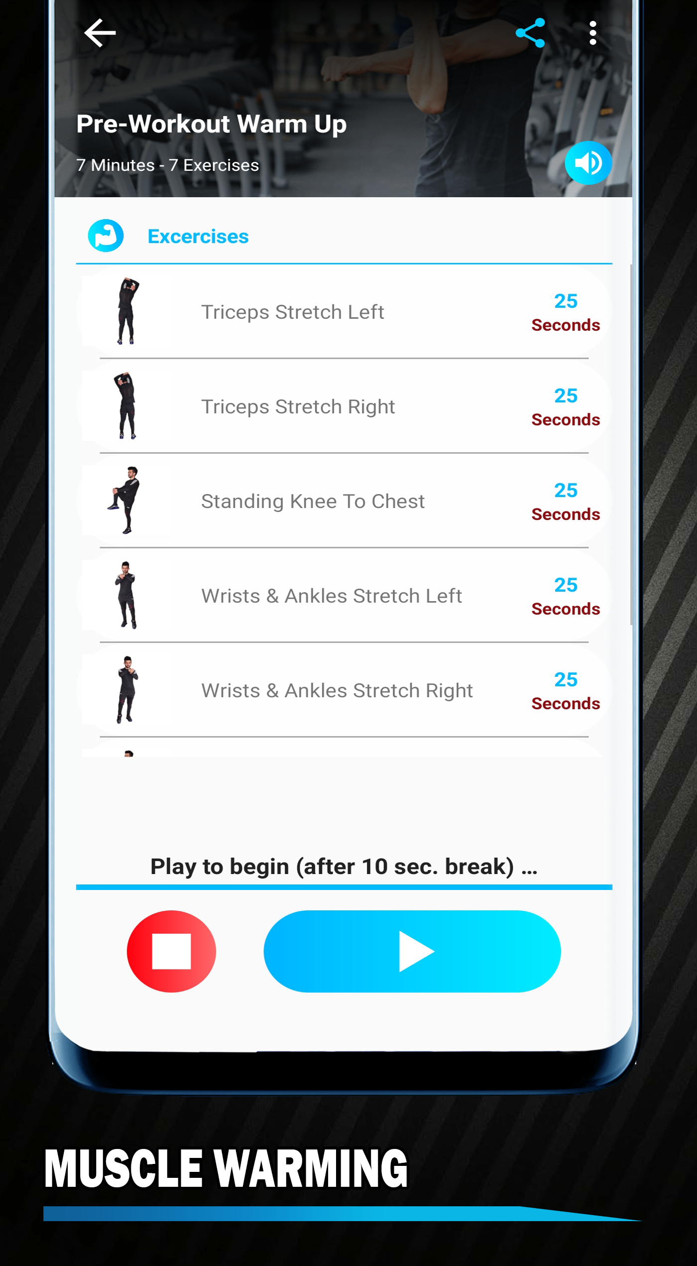 اسکرین شات 5 برنامه Arm Workout & Chest Workout