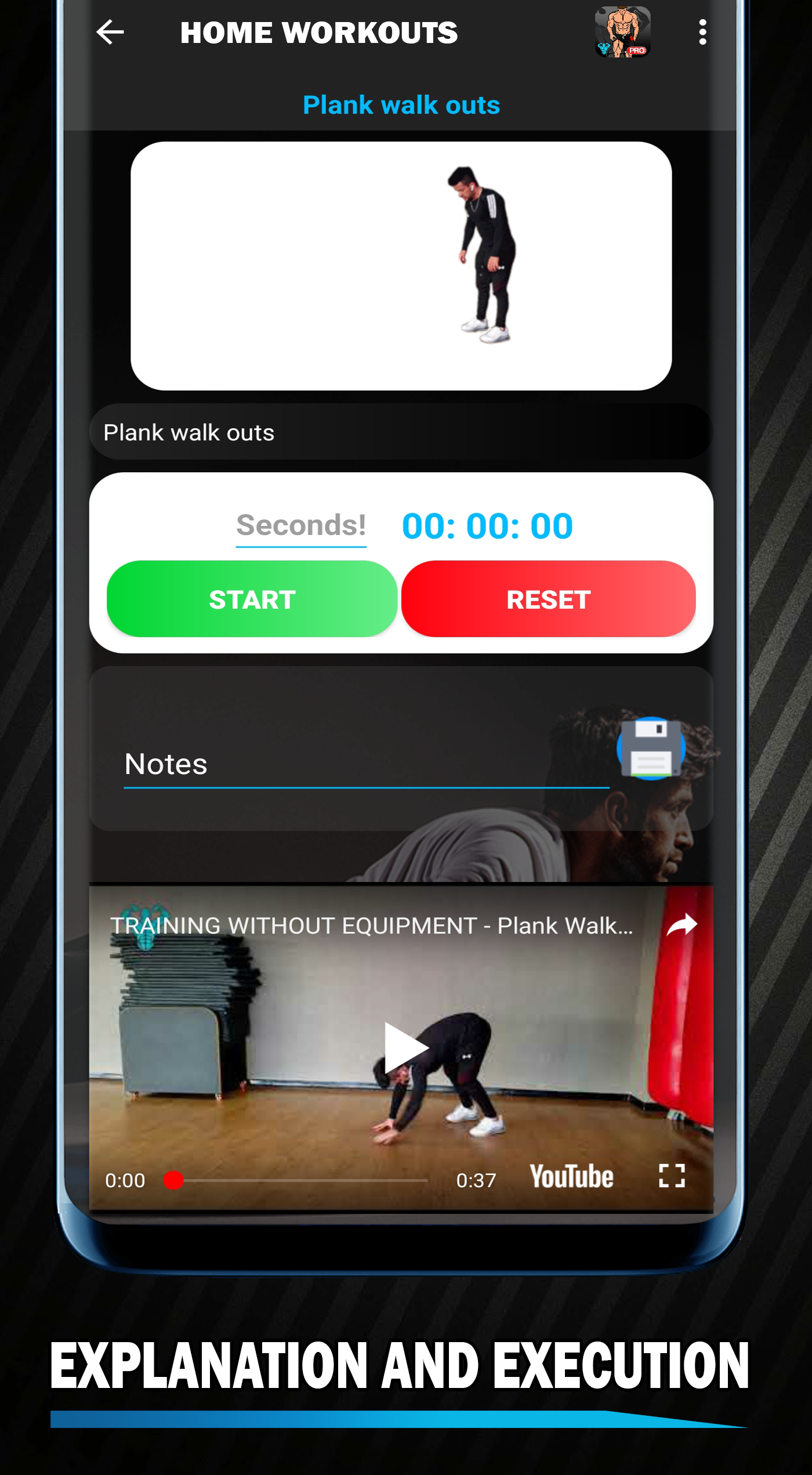 اسکرین شات 3 برنامه Home Workout No Equipment