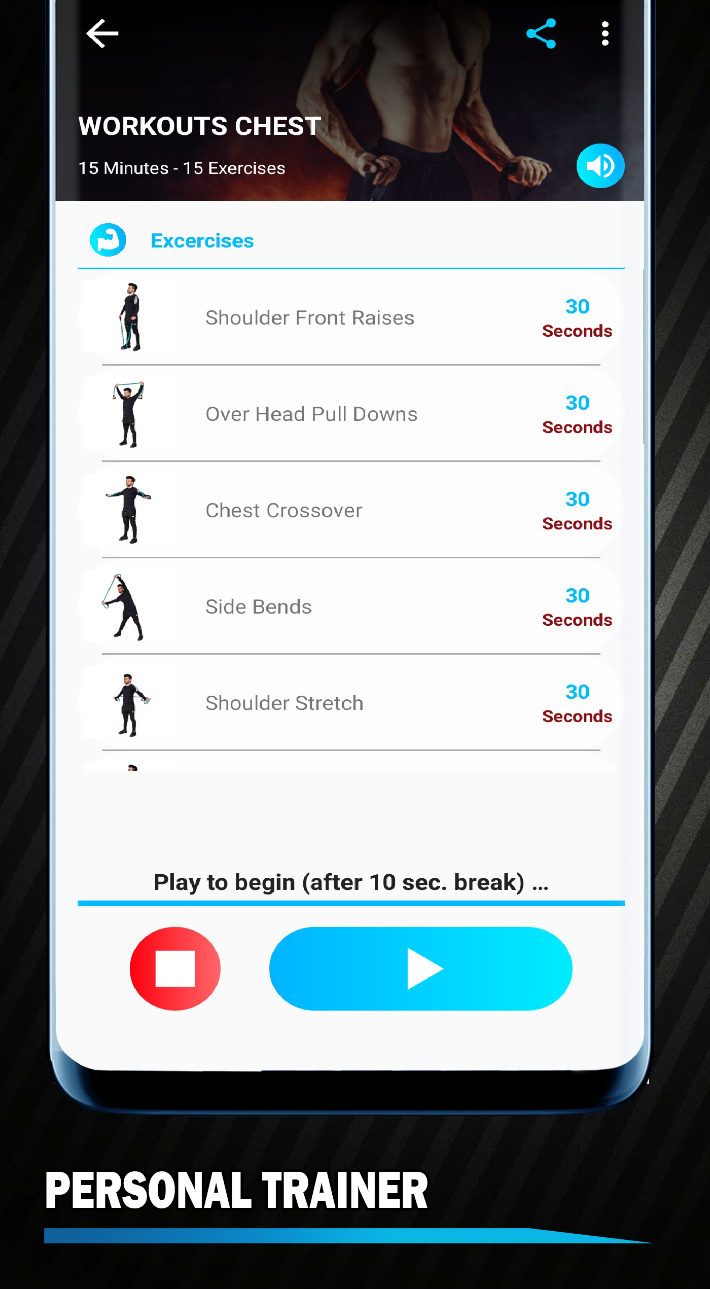 اسکرین شات 5 برنامه Resistance Band Workout by GFT