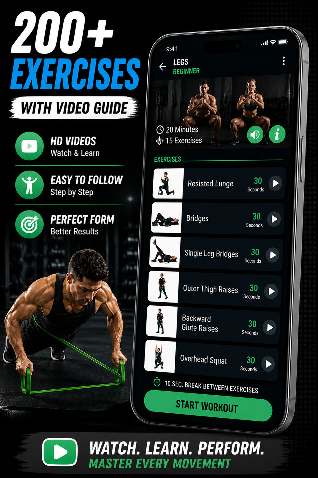 اسکرین شات 7 برنامه Resistance Band Workout by GFT