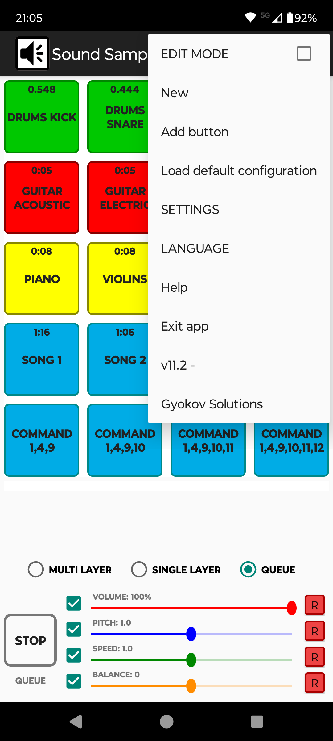 اسکرین شات 4 برنامه Sound Sampler Lite