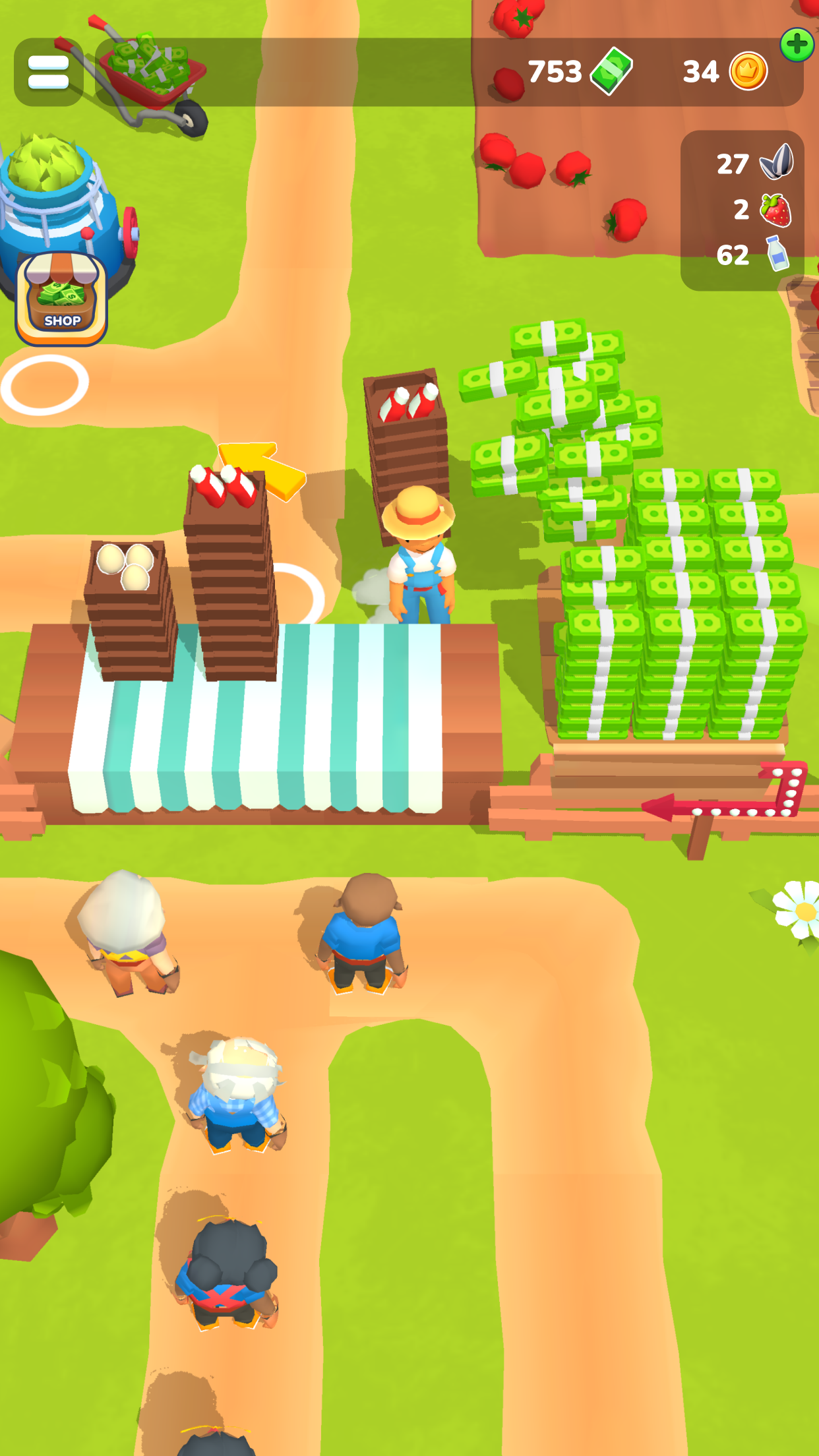 اسکرین شات 6 بازی Little Farm Story: Idle Tycoon