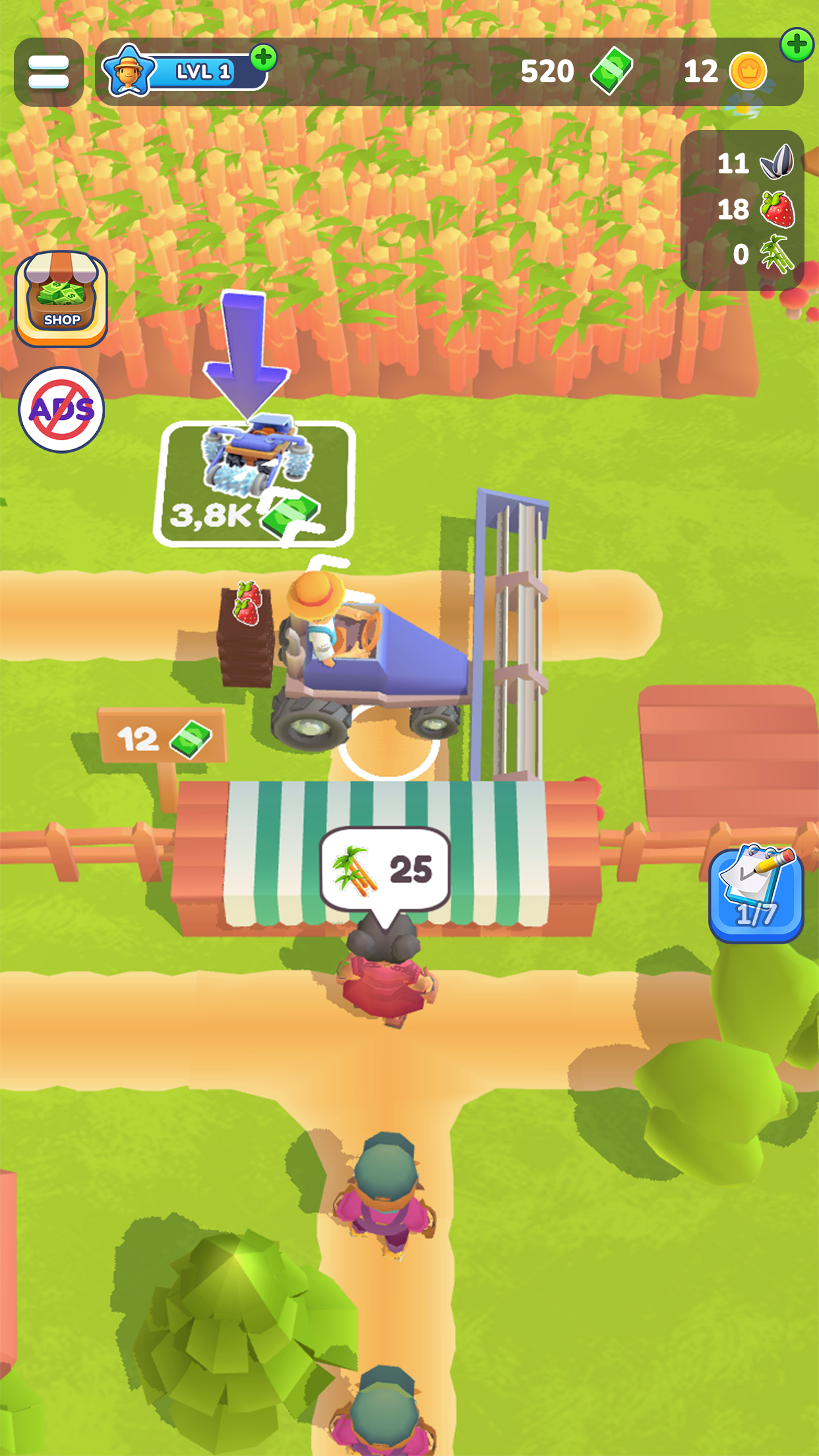 اسکرین شات 3 بازی Little Farm Story: Idle Tycoon