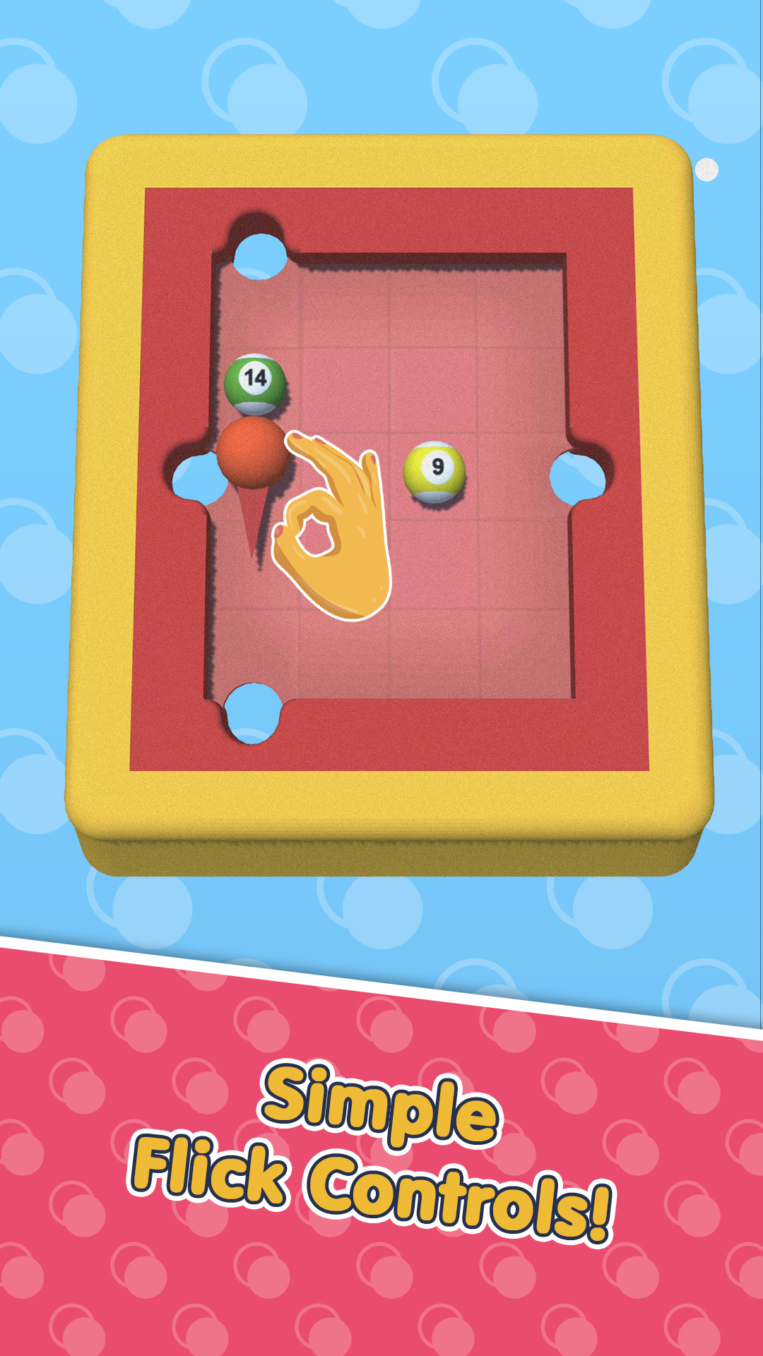 اسکرین شات 1 بازی Flick Pool Puzzle