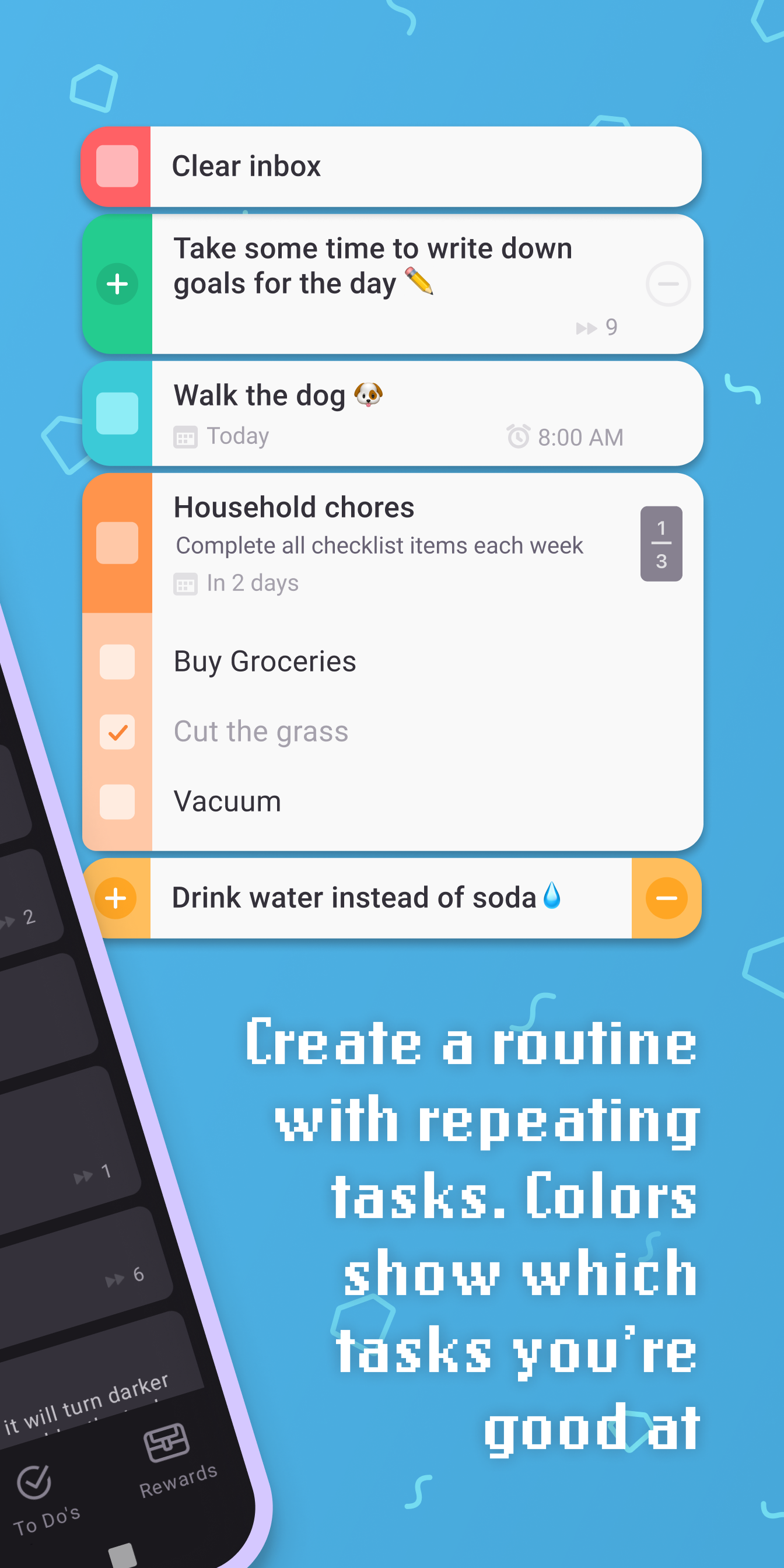 اسکرین شات 2 برنامه Habitica: Gamify Your Tasks