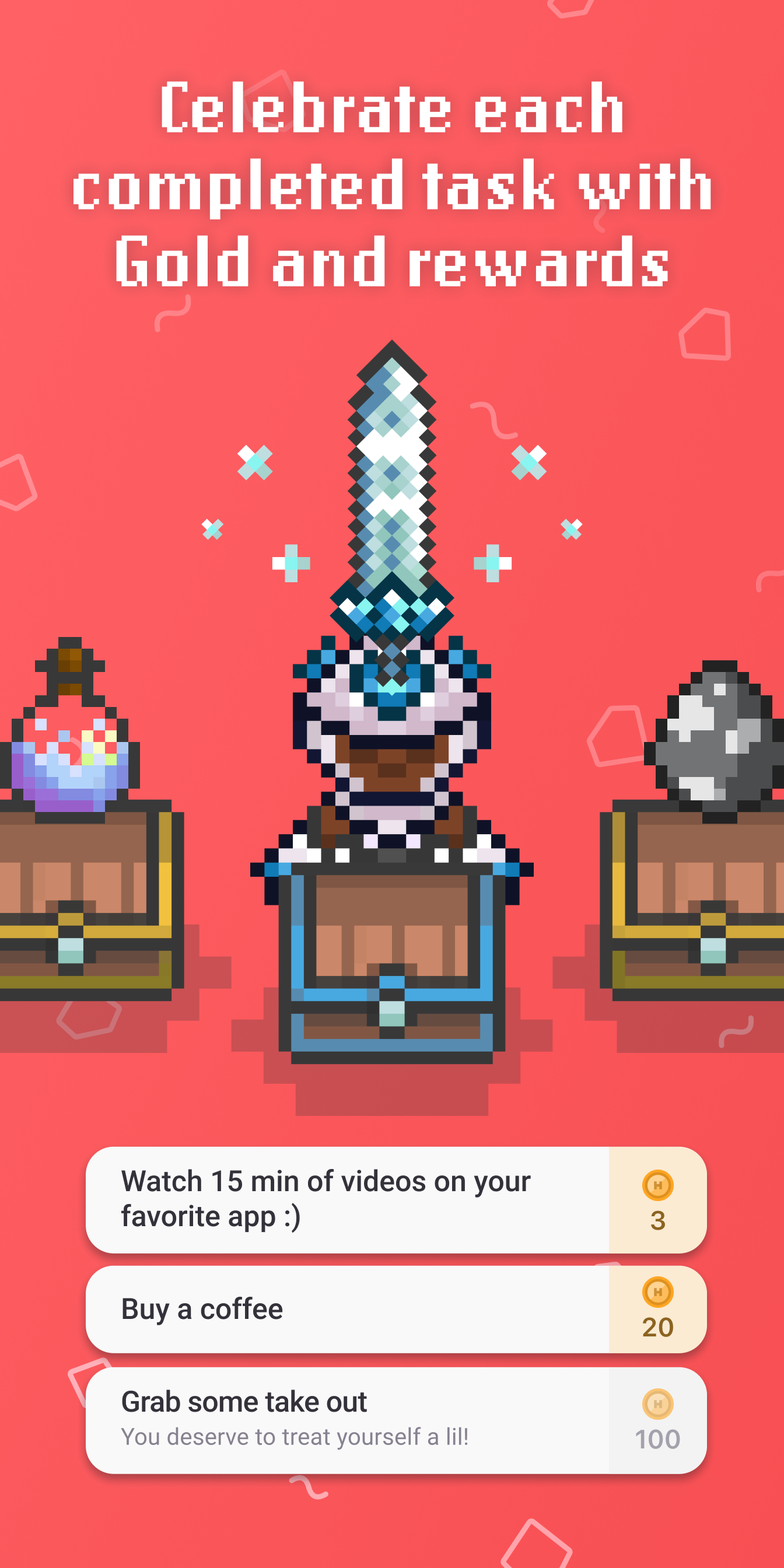 اسکرین شات 4 برنامه Habitica: Gamify Your Tasks