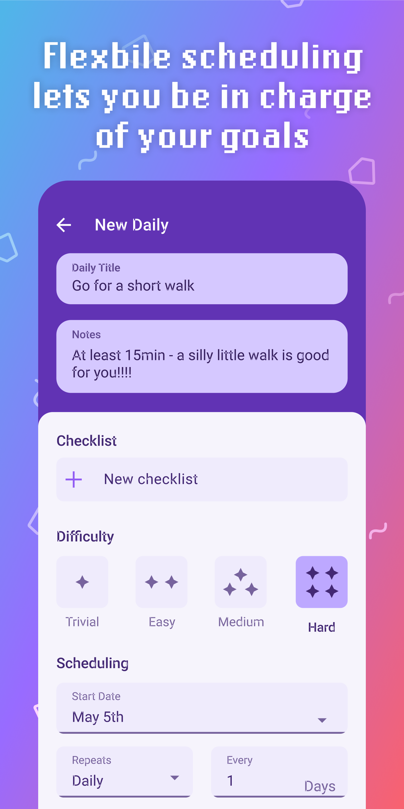 اسکرین شات 3 برنامه Habitica: Gamify Your Tasks