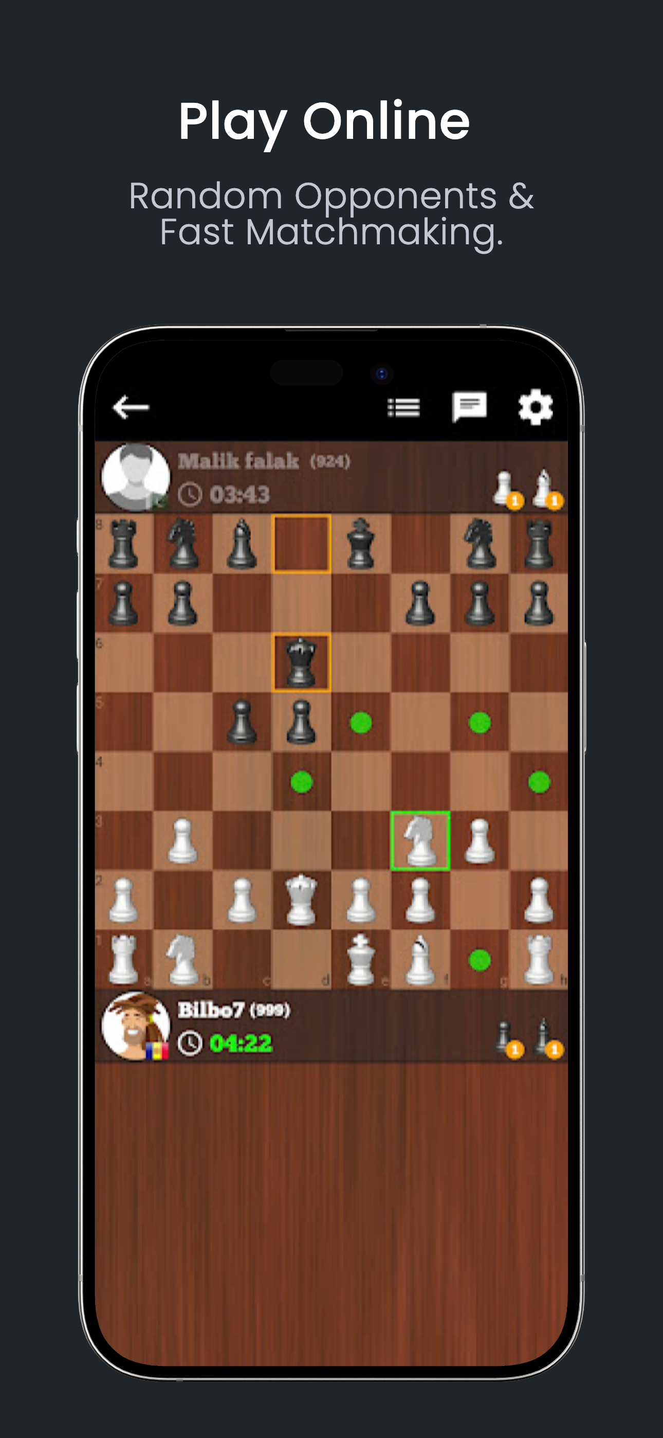اسکرین شات 1 بازی Chess Online - Duel friends!