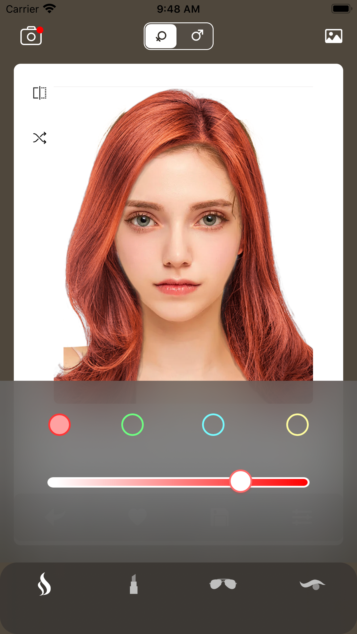 اسکرین شات 4 برنامه Hairstyle Try On - AI Haircut