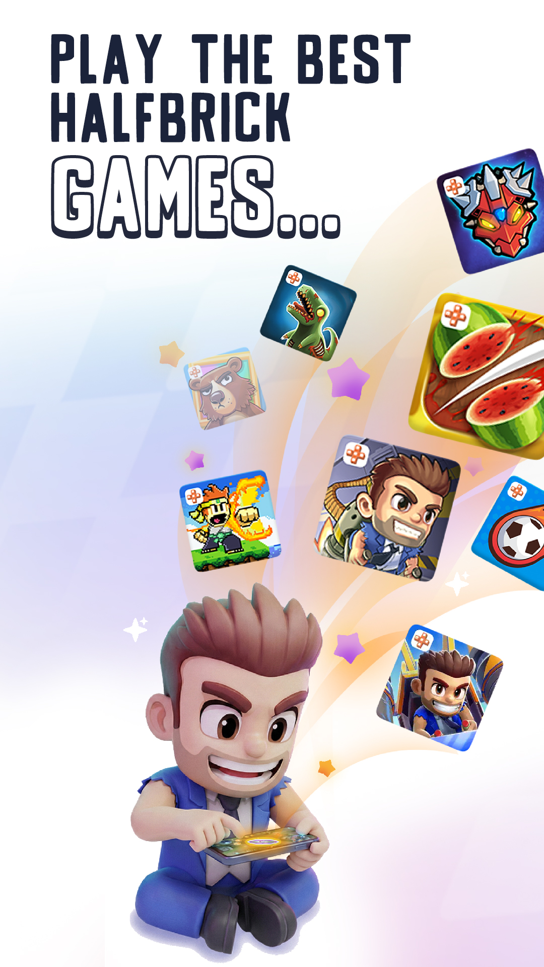 اسکرین شات 1 برنامه Halfbrick+ Games with Friends