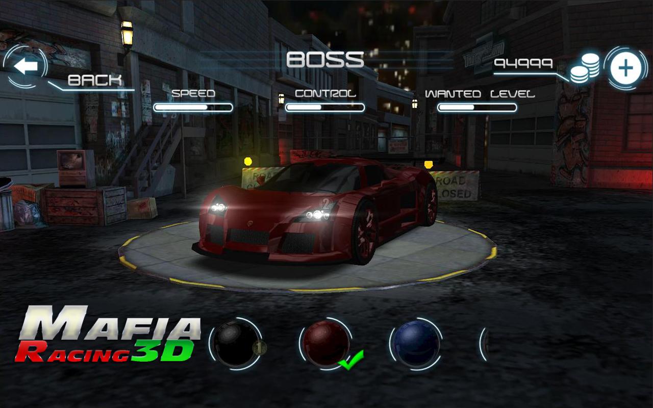 اسکرین شات 1 بازی Mafia Racing 3D