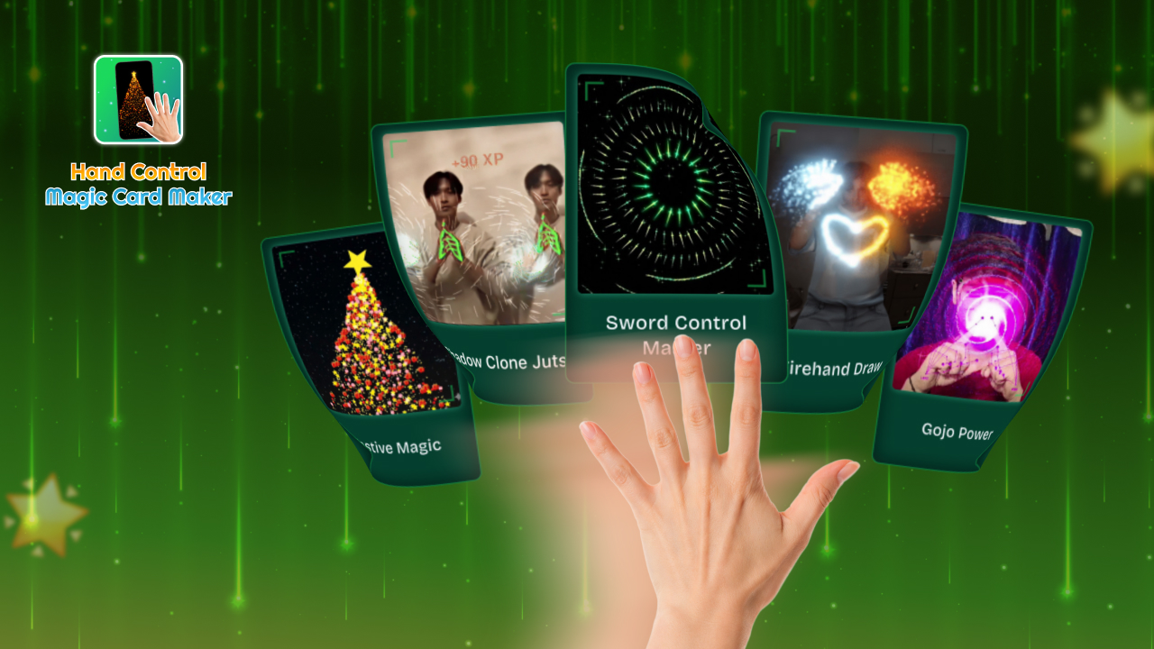 اسکرین شات 1 برنامه Hand Control: Hand Sign Master