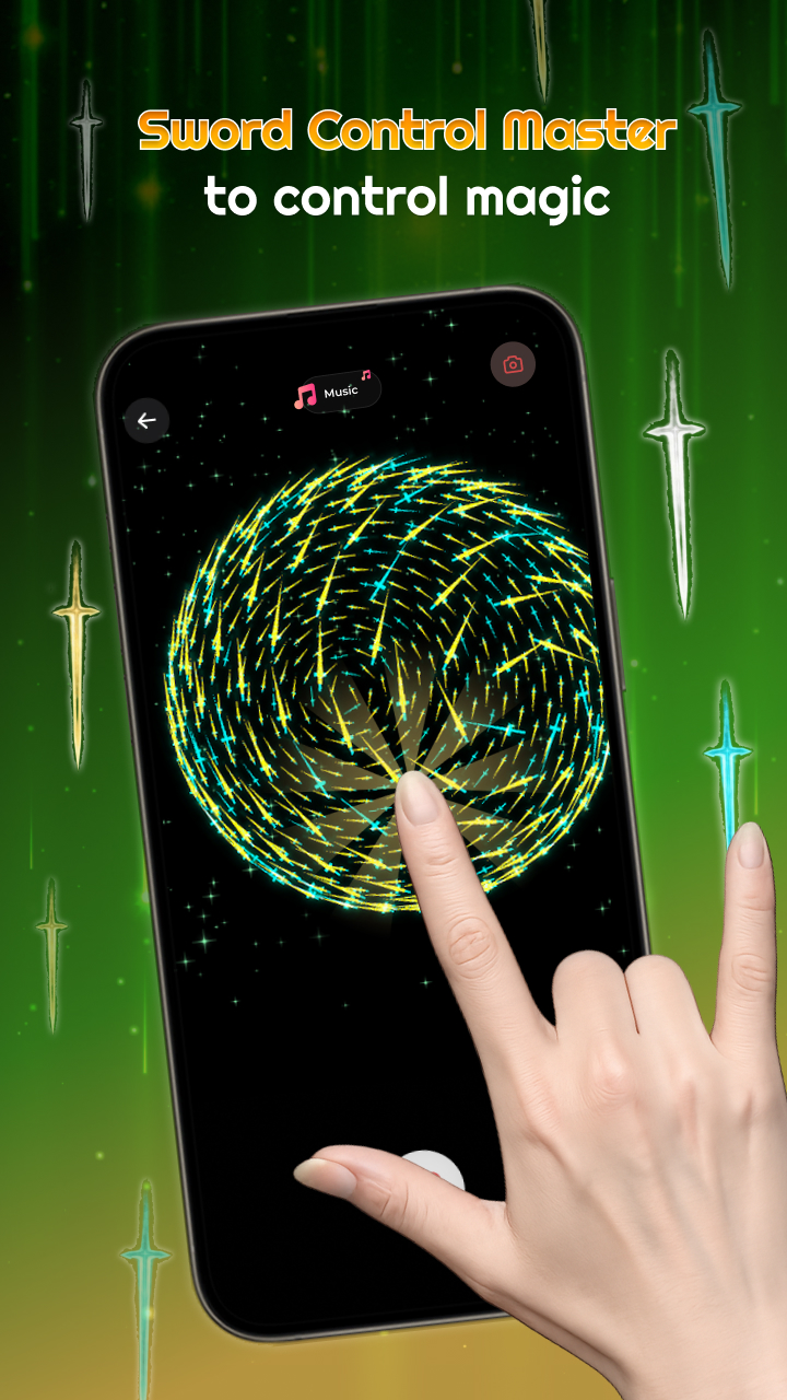 اسکرین شات 2 برنامه Hand Control: Hand Sign Master