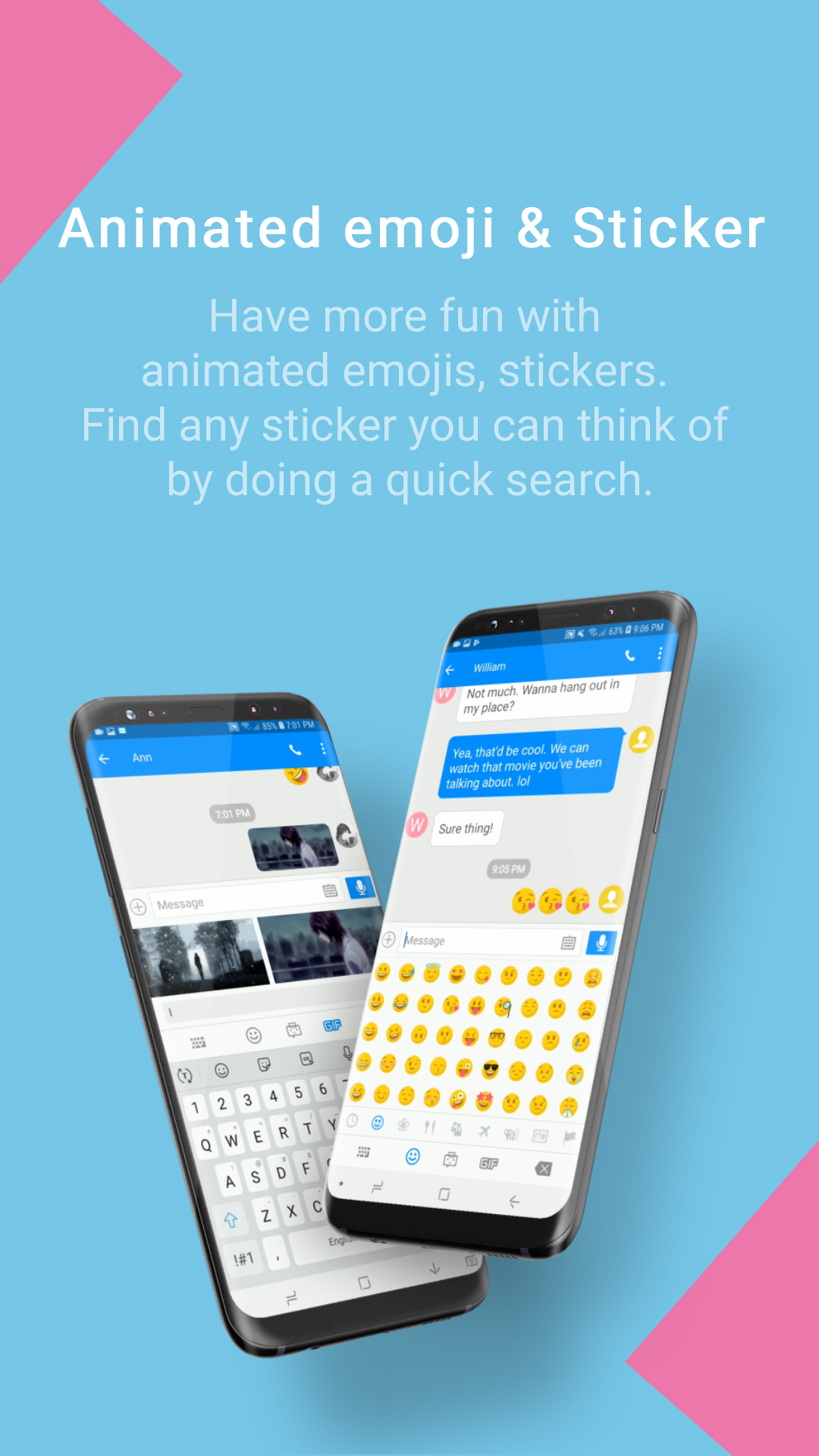 اسکرین شات 5 برنامه Handcent Next SMS messenger