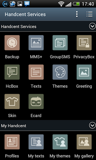اسکرین شات 4 برنامه Handcent 6 Skin(Samsung style)