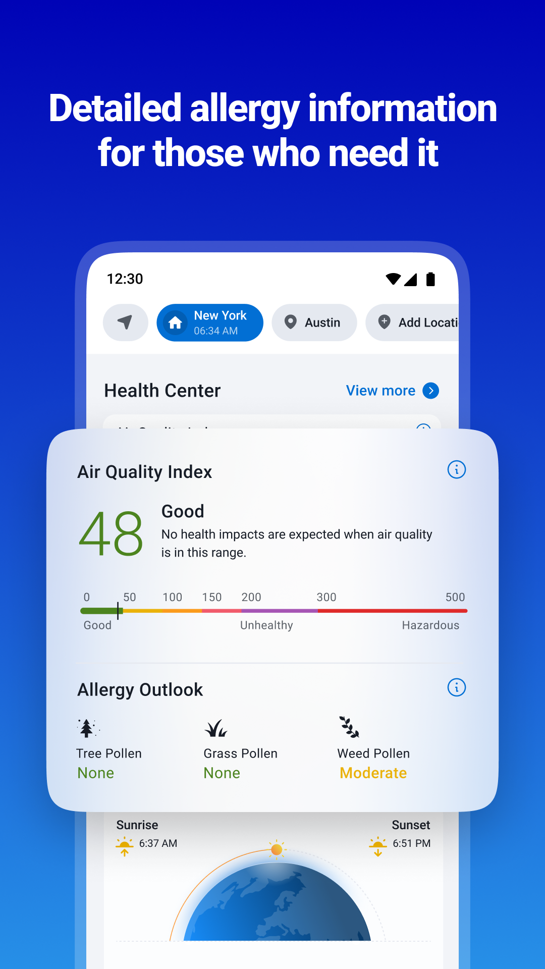 اسکرین شات 5 برنامه 1Weather Forecasts & Radar