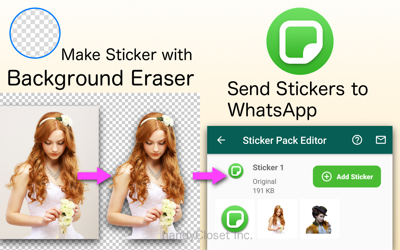 اسکرین شات 1 برنامه Personal Stickers