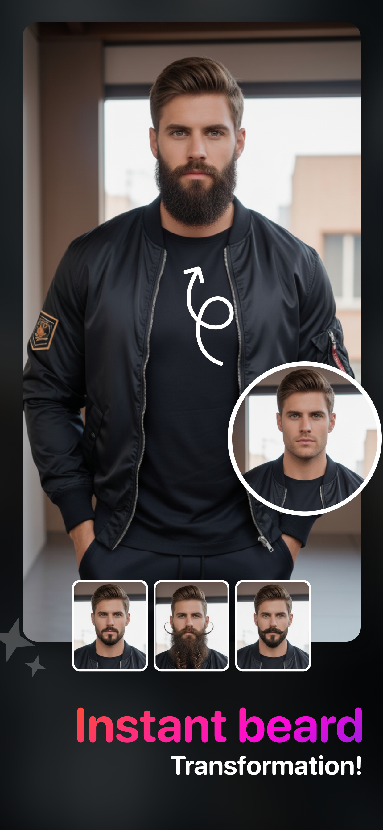 اسکرین شات 3 برنامه Hairstyle Try On – Hair Color