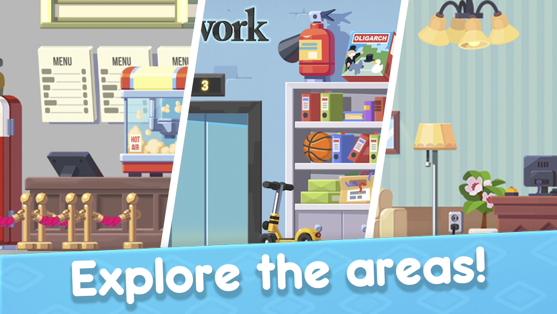 اسکرین شات 4 بازی Hotel Rush: Merge Story