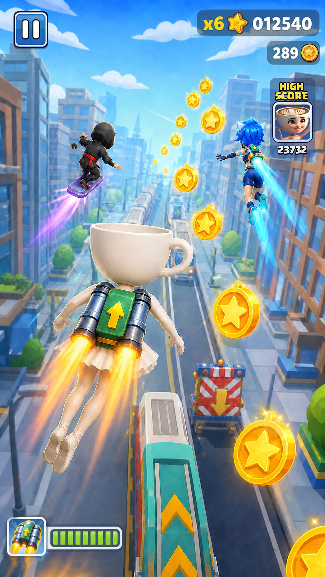 اسکرین شات 3 بازی Subway Rush: Endless Runner