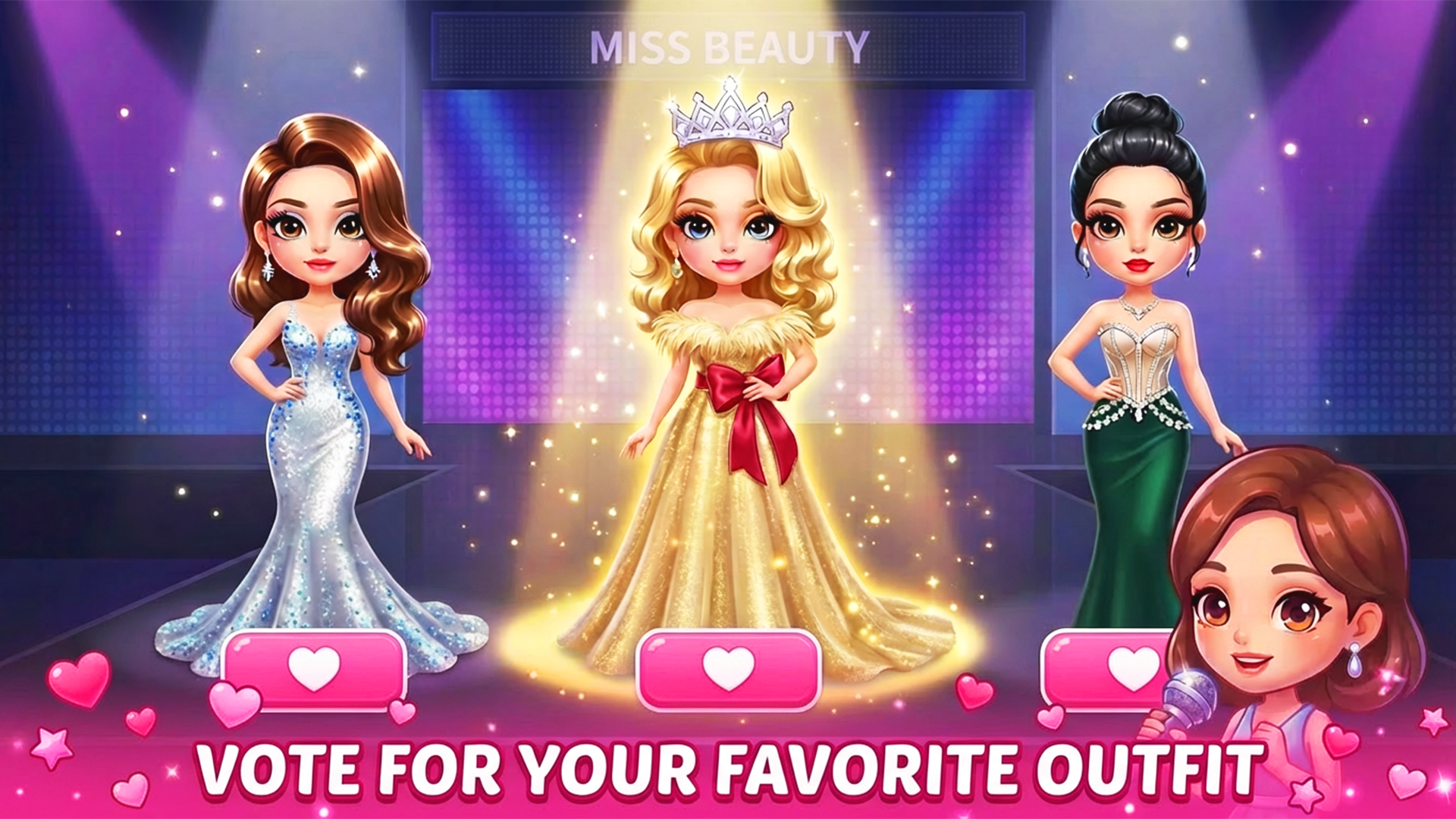 اسکرین شات 7 بازی Fashion Makeup: Salon&DressUp