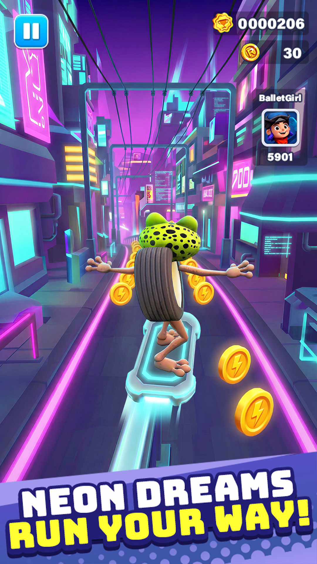اسکرین شات 5 بازی Brainrot Subway Rush: Escape