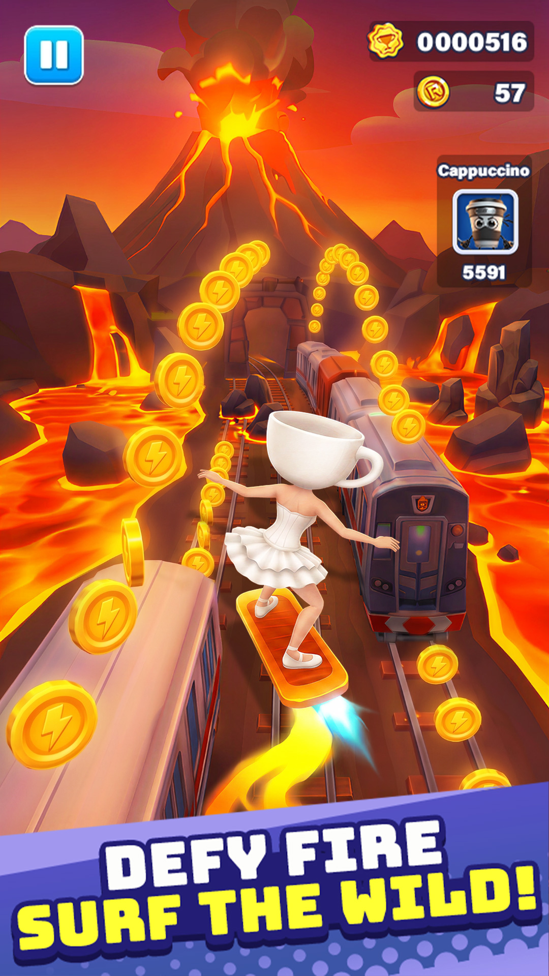 اسکرین شات 3 بازی Brainrot Subway Rush: Escape
